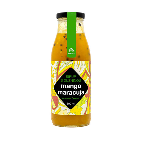 Sirup hustý mango maracuja s dužninou 500 ml