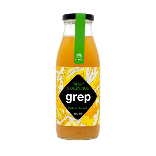Sirup grepový s dužinou 500 ml — foto 1