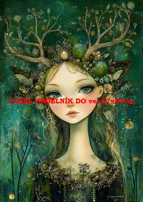 Bavlněný panel 7x10 cm - skladem — foto 1