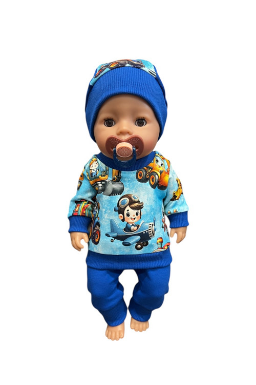 Oblečko pre Baby Born 43 cm - lietadlo