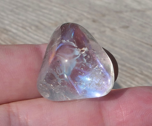 Křišťál - aqua aura (21 mm) V3480