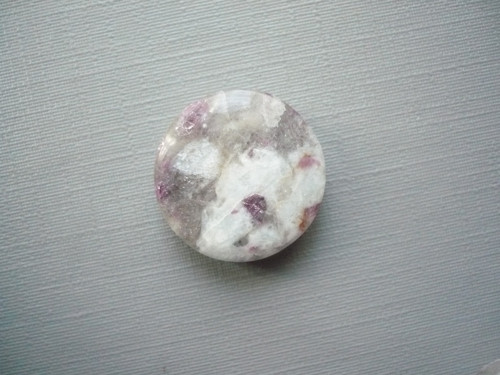 Kabošon - růžový turmalín 19 mm, č.51f
