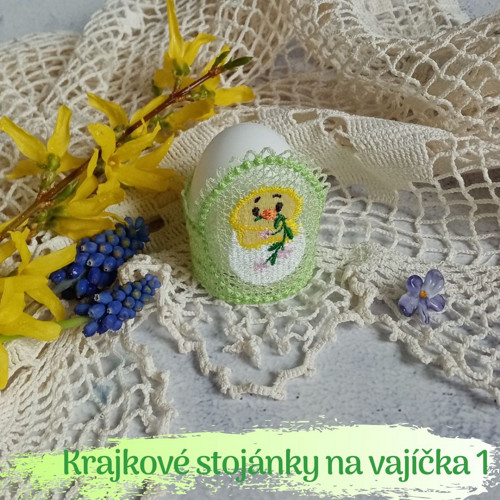 Krajkové stojánky na vajíčka 1 E-BOOK