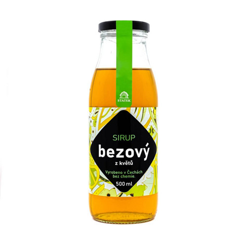 Sirup bezový z květů 500 ml