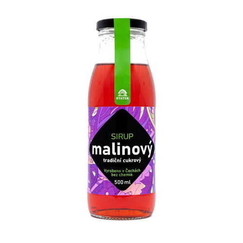 Sirup malinový filtrovaný 500 ml