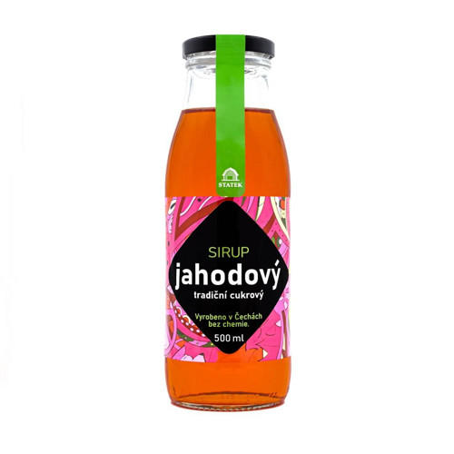Sirup jahodový filtrovaný 500 ml