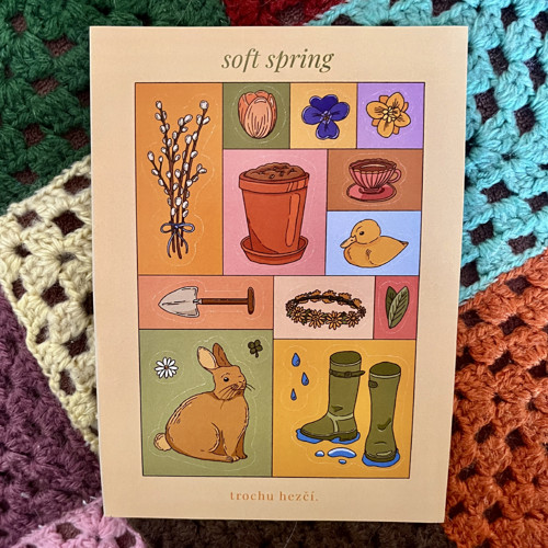 Jarní samolepky Soft spring