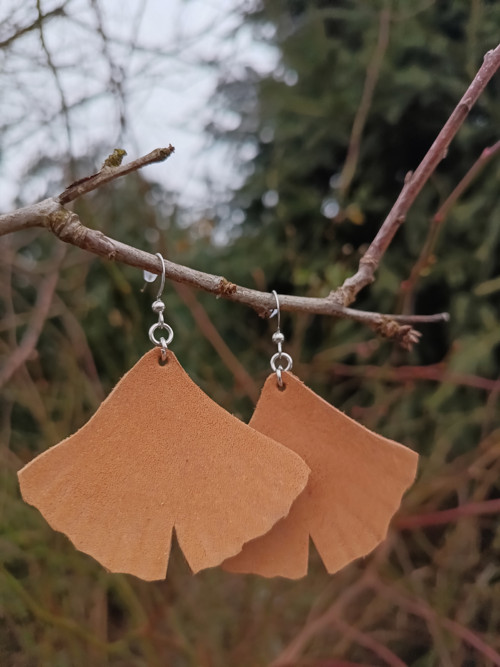 Náušnice ginkgo