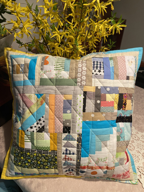 Povlak na polštářek -zbytkáček