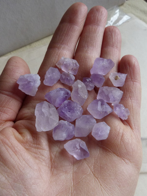 Ametyst krystal - Madagaskar - 19 ks