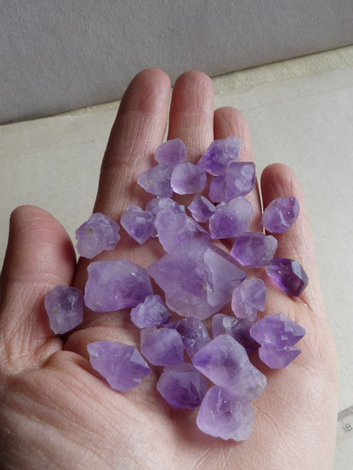 Ametyst krystal - Madagaskar - 27 ks