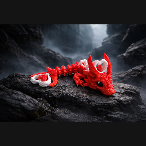 Krystalový flexi drak - 17,5 cm — foto 1