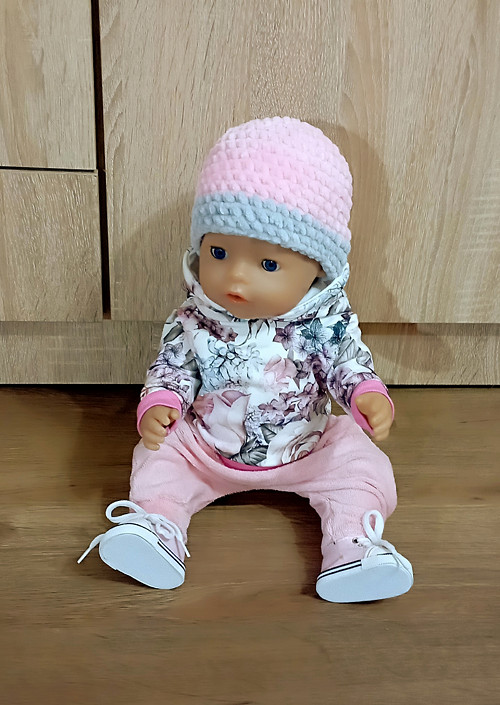 Set oblečení pro Baby Born 43 cm - růže