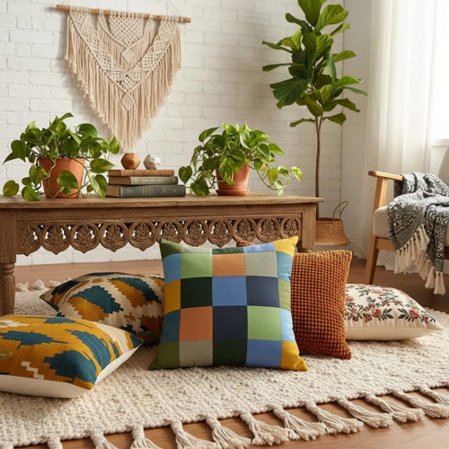 Patchwork polštář 100% bavlna různé rozměry