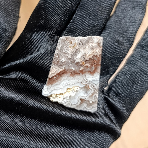Achát, ID 5660, 37x27 mm - surový