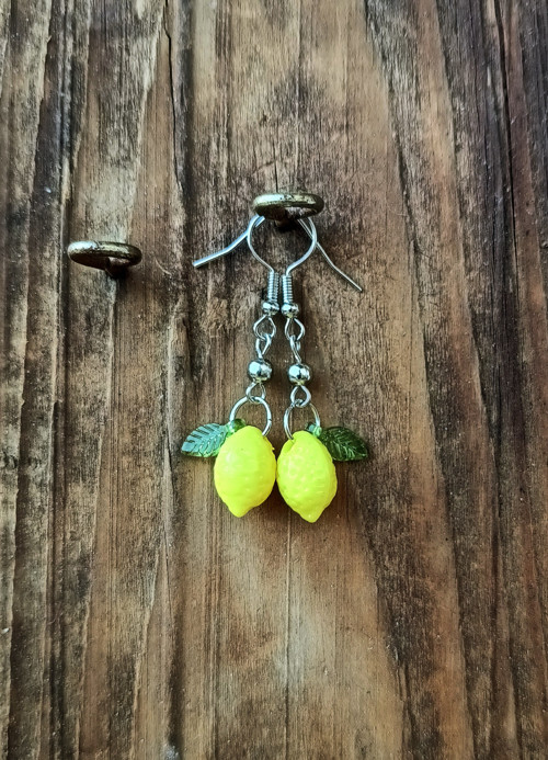 Náušnice citronky (51) — foto 1