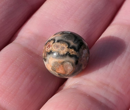 Kulička - jaspis leopardí 10,2 mm V3621 — foto 1