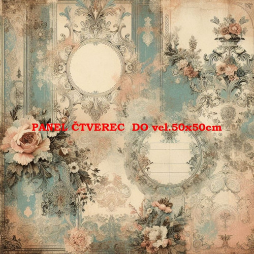 Bavlněný panel 10x10 cm