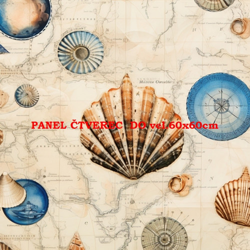 Bavlněný panel 10x10 cm — foto 1