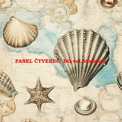 Bavlněný panel 10x10 cm — foto 1