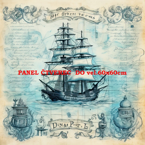Bavlněný panel 10x10 cm — foto 1