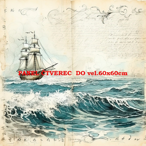 Bavlněný panel 10x10 cm — foto 1