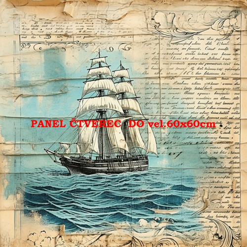 Bavlněný panel 10x10 cm