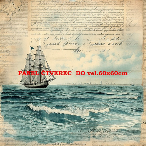 Bavlněný panel 10x10 cm