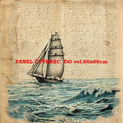 Bavlněný panel 10x10 cm — foto 1