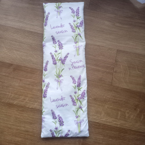 Nahřívací polštářek 20 x 60 cm- levandule
