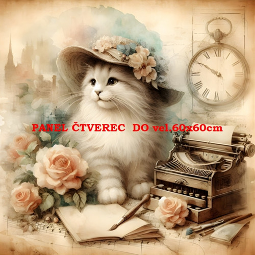 Bavlněný panel 10x10 cm