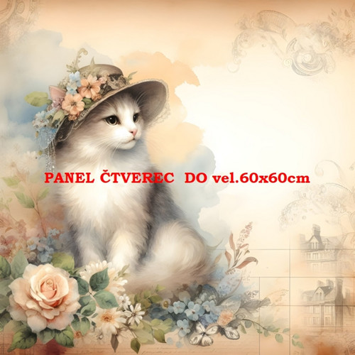 Bavlněný panel 10x10 cm