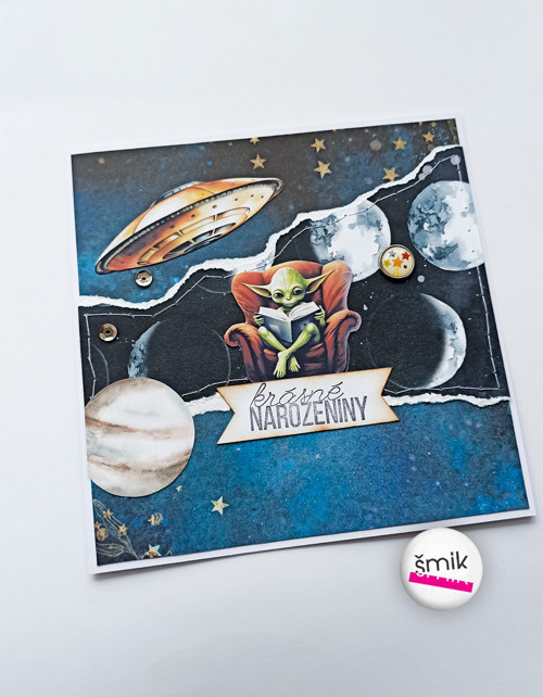 Přání s mimozemšťanem k narozeninám Underthe Stars