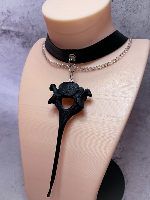Choker Náhrdelník Vertebra Alternative Grunge
