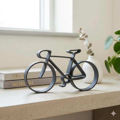 Designová dekorace: silniční kolo (20 cm)