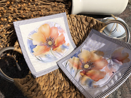 Podkafíčka vlčí máky 17x17cm