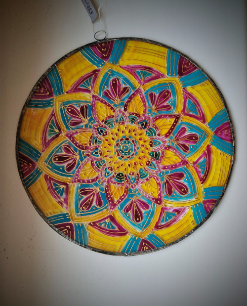 Mandala na skle