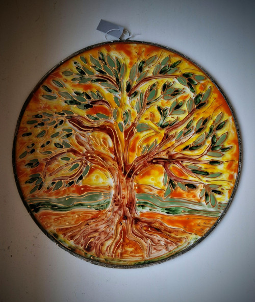 Mandala na skle