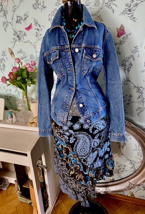 Bundička vintage jeans — foto 1