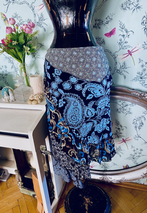 Sukně boho eklektic asymetric — foto 1