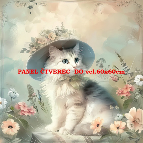 Bavlněný panel 10x10 cm