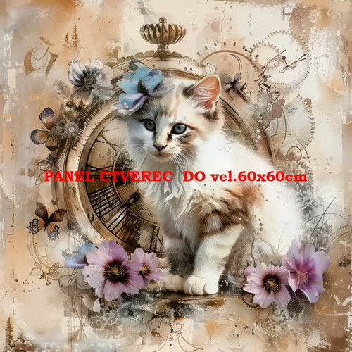 Bavlněný panel 10x10 cm