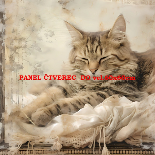 Bavlněný panel 10x10 cm