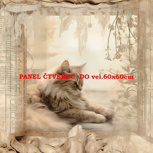 Bavlněný panel 10x10 cm