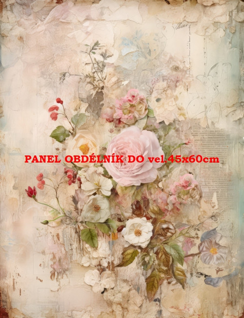 Bavlněný panel 7x10 cm