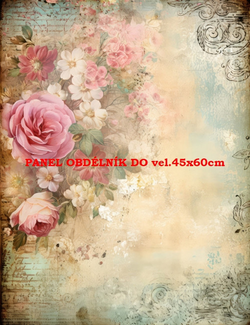 Bavlněný panel 7x10 cm