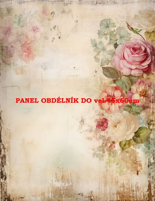 Bavlněný panel 7x10 cm