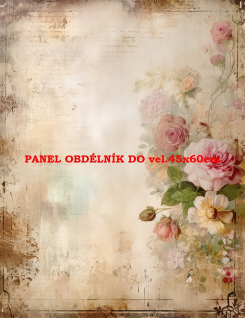 Bavlněný panel 7x10 cm