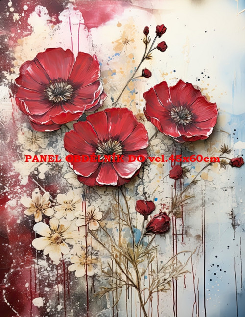 Bavlněný panel 7x10 cm