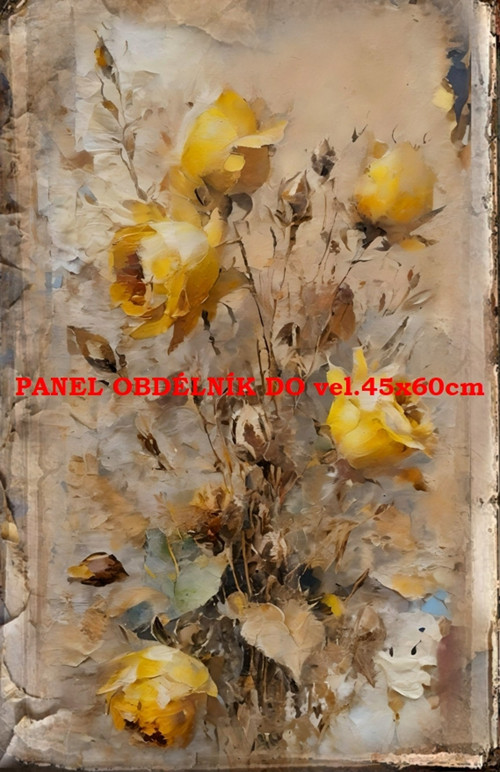 Bavlněný panel 7x10 cm